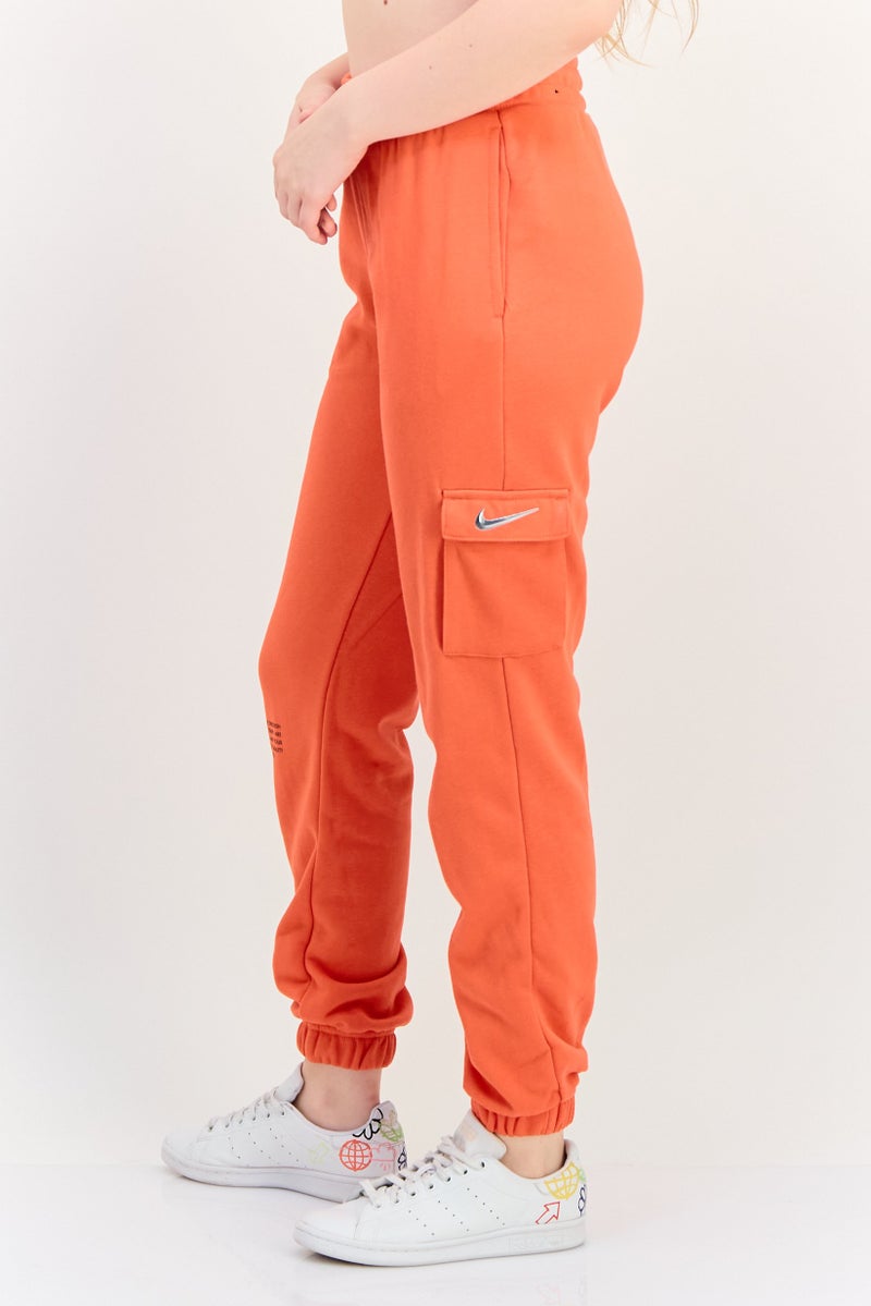 Nike Women Standard Fit Training Sweatpants, Tomato Red - Image 2